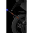 Acrylic 12V 8mm LED Light Decorative Motorcycle Antenna Aluminum - 8