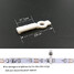 Included Led Strip Light Screw Bracket Clip 10mm Side Mounting - 4