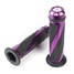 Aluminum Motorcycle Handlebar Gel Hand Grips Bar Rubber CNC - 6