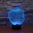 Christmas Light Led Night Light Touch Dimming Decoration Atmosphere Lamp 3d Apple 100 - 3