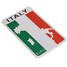Emblem Decal Decoration Flag Aluminum Map Italy Badge Car Sticker Pair - 5