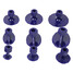 Car Dent Repair Blue Pulling Tabs Paintless Body Slide 9Pcs Damage Removal Tool - 5