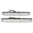 Car DRL Daytime Universal Vehicle Driving Running Light Fog Lamp Pair 18W 9LED - 7