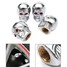 Skull Head Dust Car Valve Caps 4 Pcs Expression Tire Tyre Stem Air - 1