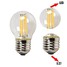 E26/e27 Led Filament Bulbs 6 Pcs Warm White Cob G45 4w Ac 220-240 V - 2