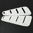 Mustang Side Window Pair White Scoop Ford Vent - 4