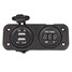 Digital Voltmeter Waterproof Cigarette Car Charger Adapter Dual USB - 1
