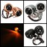 Bullet Turn Signal Indicator Amber Light 12V Universal Motorcycle - 1