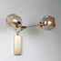 Wall Lights Bar Cafe Hallway Balcony Simple Glass Wall Lamp Gold Kitchen Shed - 2