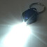 Black Mini LED Light Torch Key Keychain Flashlight Camping Hiking - 2