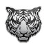Head DIY Sticker Badge Emblem Logo Metal Car Motorcycle Decals 3D Silver - 4