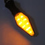Turn Signal Indicator Lamp Light Motorcycle Amber 4pcs Blue Flasher Relay - 6