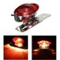 Cat Eye Number Red Lens With Chrome Plate Bracket Brake Tail Light 5W Motorcycle Rear - 1