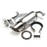 Exhaust 50MM Stainless Steel System GY6 50cc 150cc Short Performance Carbon Fiber Scooter - 9