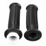 Rubber 22mm Tube 8inch Handlebars Hand Grips Twist Motorcycle Throttle Universal - 4