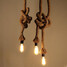 Creative Personality Rope Chandelier Hemp - 2