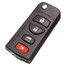 Infiniti Nissan I35 Buttons Key Case Shell G35 350Z Black Four - 3