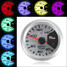 Water Temperature Thermometer Meter Gauge LED 7 Colors 52mm Car - 1