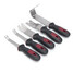 Remover Pry 5pcs Clip Extractor Car Door Tools Set Panel Trim Upholstery Metal - 4