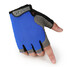 Summer Orange Unisex Motorcycle Half Finger Gloves Dirt Bike Racing Blue Biker Breathable - 7