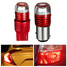 Projector Bulb For Car Brake Tail Lamp LED Red Strobe Flashing Light 6W - 5