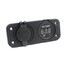 Motorcycle Auto LED Indicator Voltmeter Dual USB Charger Adapter - 3