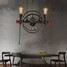 Wheel Iron Chandelier American Bar - 1