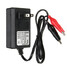 Black Rechargeable Red Clip Alligator Lead Acid Sealed Car Battery Charger 6V - 1