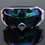 Outdoor Anti-fog UV Dual Lens Motorcycle Sport Snowboard Ski Goggles Spherical Blue - 9