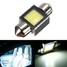 Light Bulb 6000K White COB Map Dome 31MM Interior Festoon 2W car TRUNK SMD LED - 1