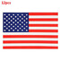 Reverse Car Sticker Side Auto Window Front USA Flag PVC 12pcs Decal - 1