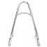 Backrest Harley Sportster XL883 XL1200 Silver Motorcycle Bar - 2