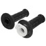 Motorcycle Handlebar Grips Pair Black Rubber Handle Bar 22mm - 6