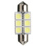 5050 6SMD Bright Dome Lamp Bulb 35mm LED Car Interior Festoon Parking Light - 3
