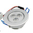 High Power Led Decorative 4 Pcs Led Recessed Lights Ac 85-265 V 3w Warm White - 4