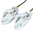 Bulb LED Turn Signal Indicator Pair 12V Motorcycle Bike Turning Light - 3