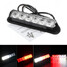 Bar 12V Emergency Warning Strobe 6LED Flashing Light Red White Car SUV - 1