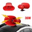 Siren Compact 12V Car Loud Speaker Emergency Warning Universal 36W Horn PA System - 4