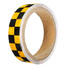 Warning Caution Reflective Sticker Dual Color Chequer Roll Signal - 3