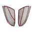 Pair Car Carbon Fiber Style Trim Rear View Mirror Cover Mirror Cover Honda Civic - 11