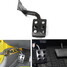 Foot Rest Unlimited Pedal 07-16 Jeep Wrangler JK Left Side Black Metal - 7