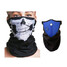 Neck Ski Blue Mask Warm Skull Face Mask Scarf Motorcycle Face - 1