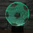 100 Shape Led Night Lamp Color Light Football Illusion 3d - 3