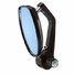 8inch Honda Yamaha Oval Side Handlebar End Motorcycle Rear View Mirrors - 5