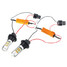 Daytime Running Lights LED Bulbs 20W 1000LM 12V Dual Color Turn Signal Light - 2