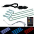 4in1 Car 30cm Controller Chassis Lights Lamp Interior RGB Voice Atmosphere - 1