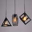 3 Heads Pendant Lights Dining Room Decoration Light Metal Retro Diy Kitchen - 3