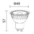 Warm White Cob Ac 100-240 V 400-450 Mr16 Gu10 Spot Lights 3 Pcs - 8