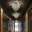 Ceiling Chrome Light Living Room Home Crystal Decor - 2