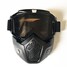 Mask Windproof Colors Shield Goggles Face Detachable Motorcycle Helmet - 3